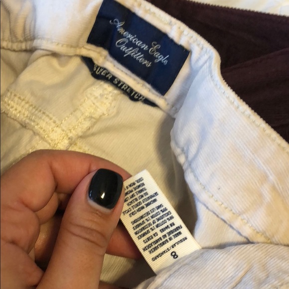 AMERICAN EAGLE CORDUROY STRETCH SKINNY JEANS - Picture 3 of 3